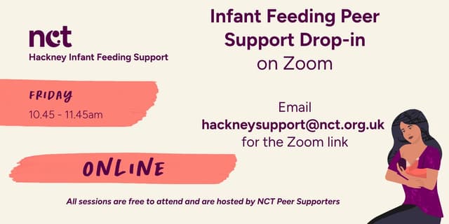 NCT Hackney Infant Feeding Support - Peer Support Group ONLINE